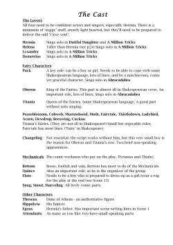 Read a script sample/see cast list