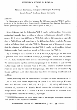 Full Text - The Australasian Journal of Combinatorics