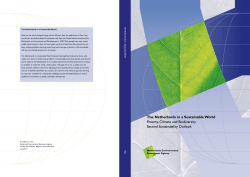 The Netherlands in a Sustainable World