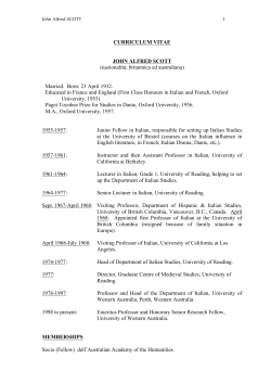 Emeritus Professor John Scott