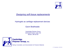 Designing soft tissue replacements