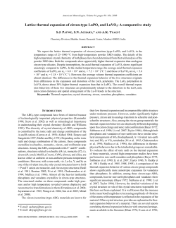 Lattice thermal expansion of zircon-type LuPO4 and LuVO4