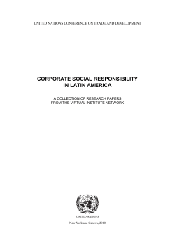 Corporate social responsibility in Latin America