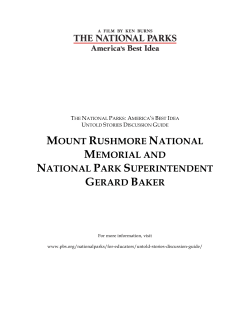 Mount Rushmore: Telling America`s Stories Background ()