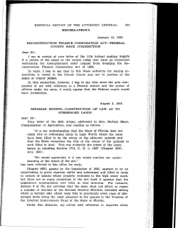 January 13,·1933. RECONSTRUCTION FINANCE CORPORATION