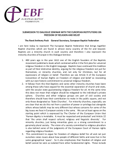 Rev Anthony Peck - CEC-CSC