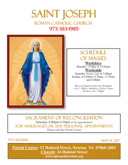 May 14 - St. Joseph Newton