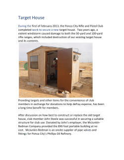 Target House - Ponca City Rifle and Pistol Club