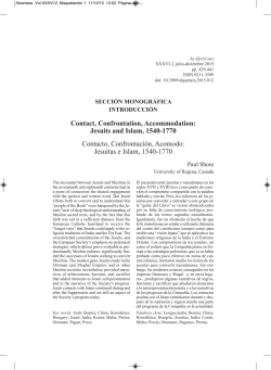 Jesuits and Islam, 1540-1 - Revista Al