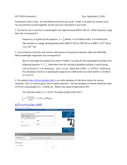 Homework 1 Solutions