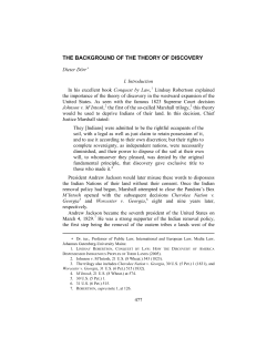 The Background of the Theory of Discovery