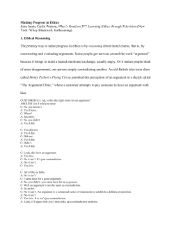 Making Progress in Ethics from Jamie Carlin Watson, What`s Good