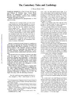 The Canterbury Tales and Cardiology