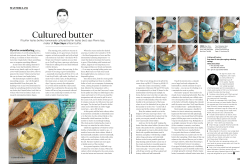 Cultured Butter Masterclass