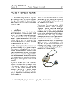 Physics of diagnostic methods - Galileo