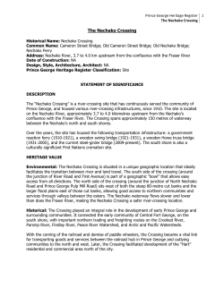 The Nechako Crossing - City of Prince George