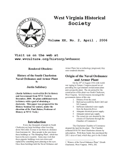 History of the South Charleston Naval Ordnance and Armor Plant
