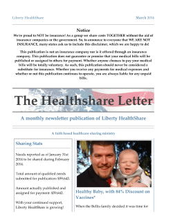 Liberty HealthShare Providing Help with Smoking Cessation