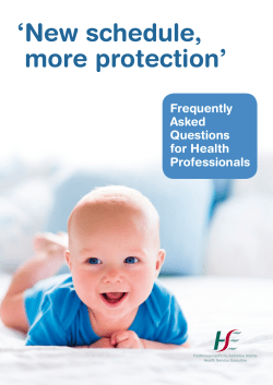 HSE - `New schedule, more protection`