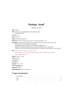 Package `sirad`