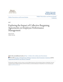 Exploring the Impact of Collective Bargaining