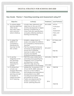 DIGITAL STRATEGY FOR SCHOOLS 2015