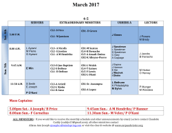 March 2017 - Corpus Christi Catholic Church