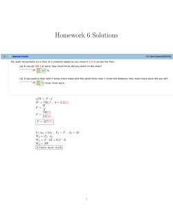 Homework 6 Solutions