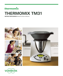 thermomix tm31 - Thermomix Basics