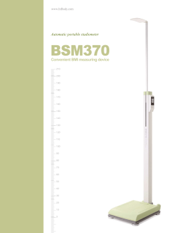 Automatic portable stadiometer Convenient BMI measuring device
