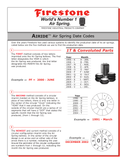 Air Spring Date Codes - Firestone Industrial Products
