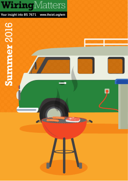 Su m m er 2016 - IET Electrical
