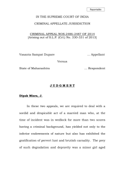 CRIMINAL APPEAL NOS.2486-2487 OF 2014.