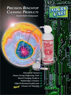 old Micro Care Catalog mcc-bro01 rev. 10/2003