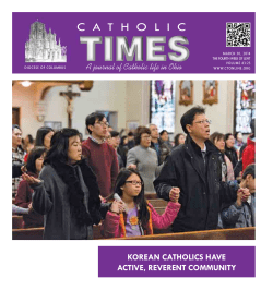 March 30 2014 - Roman Catholic Diocese of Columbus
