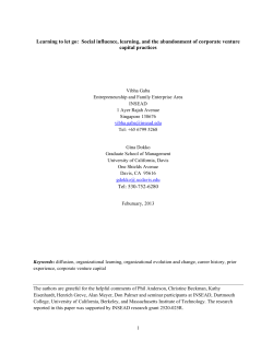 Learning to let go: Social influence, learning, and the abandonment