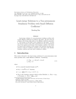 Least-energy Solutions to a Non-autonomous Semilinear Problem
