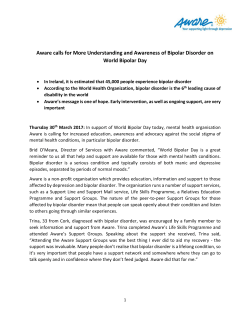 Aware calls for More Understanding and Awareness of Bipolar