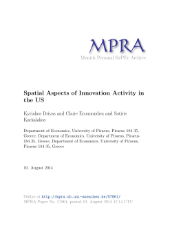 - Munich Personal RePEc Archive