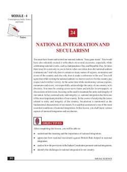24 national integration and secularism