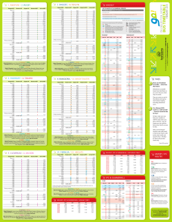 bus timetable - Horizons Regional Council