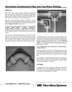 Secondary Containment Pipe and Two