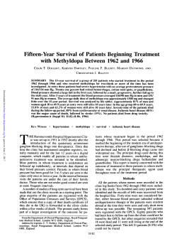 Fifteen-Year Survival of Patients Beginning