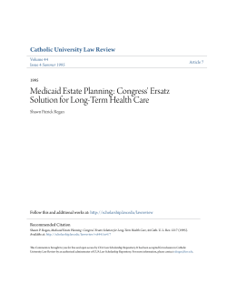 Congress` Ersatz Solution for Long-Term Health Care