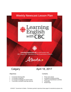 Calgary April 18, 2017