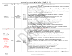Spring - Troup County School System