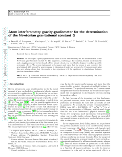 Atom interferometry gravity-gradiometer for the determination of the