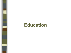 Chapter 7 Education