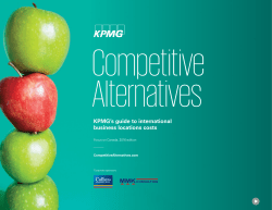 Competitive Alternatives, 2016