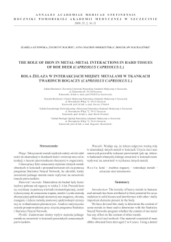 THE ROLE OF IRON IN METAL-METAL INTERACTIONS IN HARD